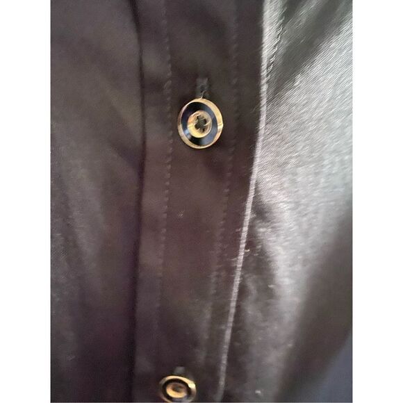 Talbots black stylish pleated sheet every day party dress size 12 P - Picture 5 of 7